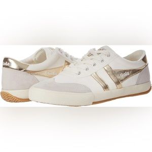 Gola Badminton Off-White Gold Sneaker